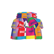 BruceGlen Logo Blocks Kid's Smocked Skirt