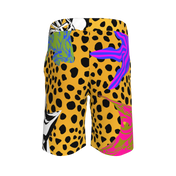 BruceGlen Cheetah Scramble French Terry Shorts