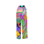 Rainbow Rock Scribble Wide Leg Trousers