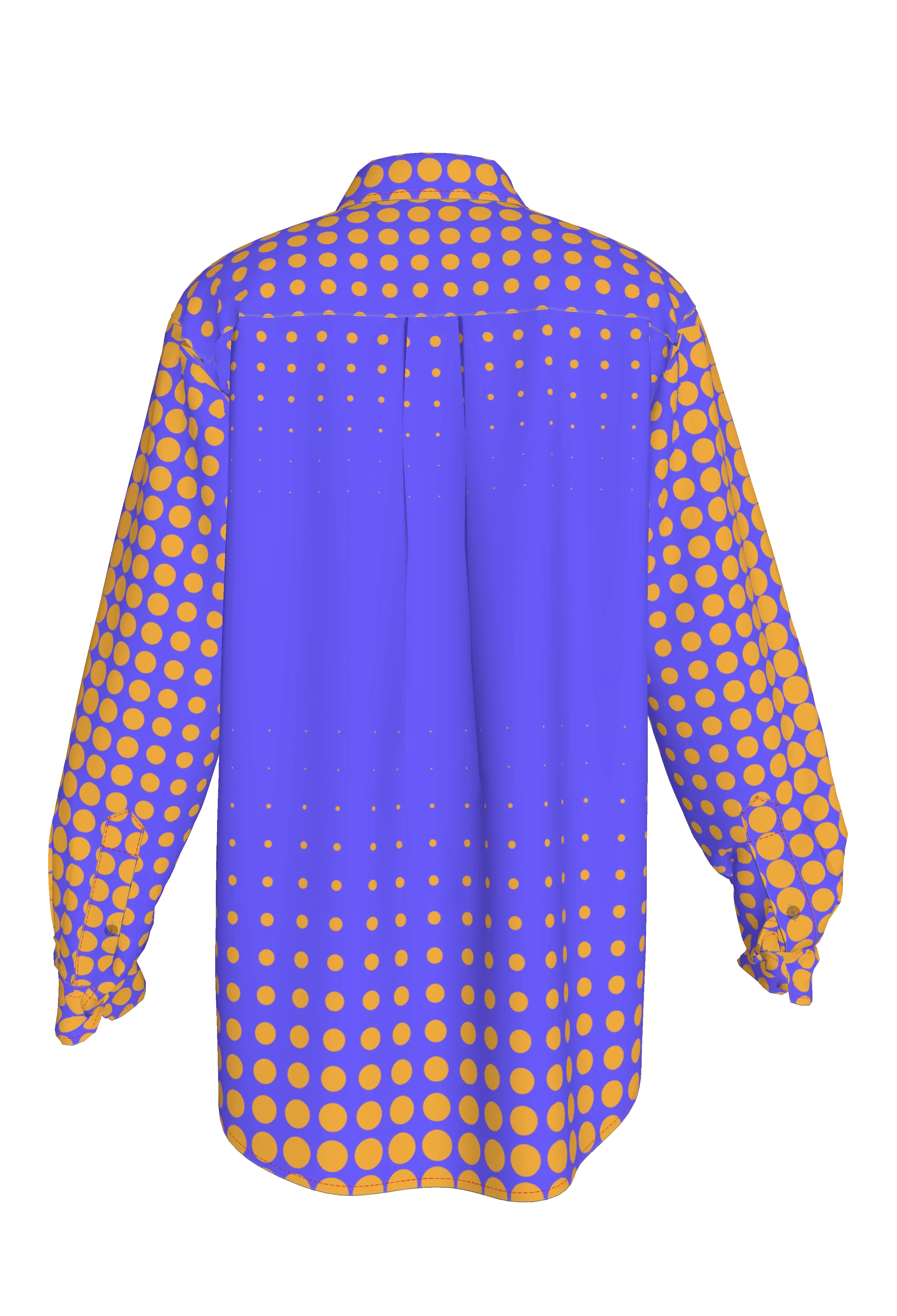Lilac Gold Dots Button Up Shirt