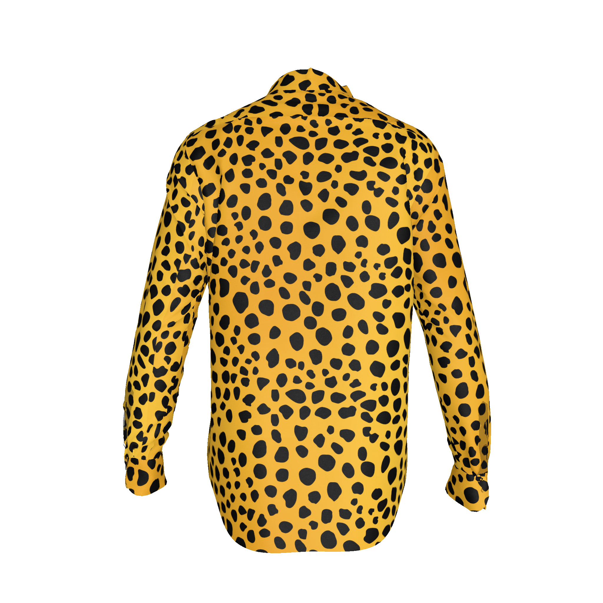 Cheetah Dot Button Up