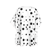 FF x BG White Dot Caftan Blouse