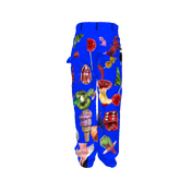 Blue Print Twill Carpenter Pant