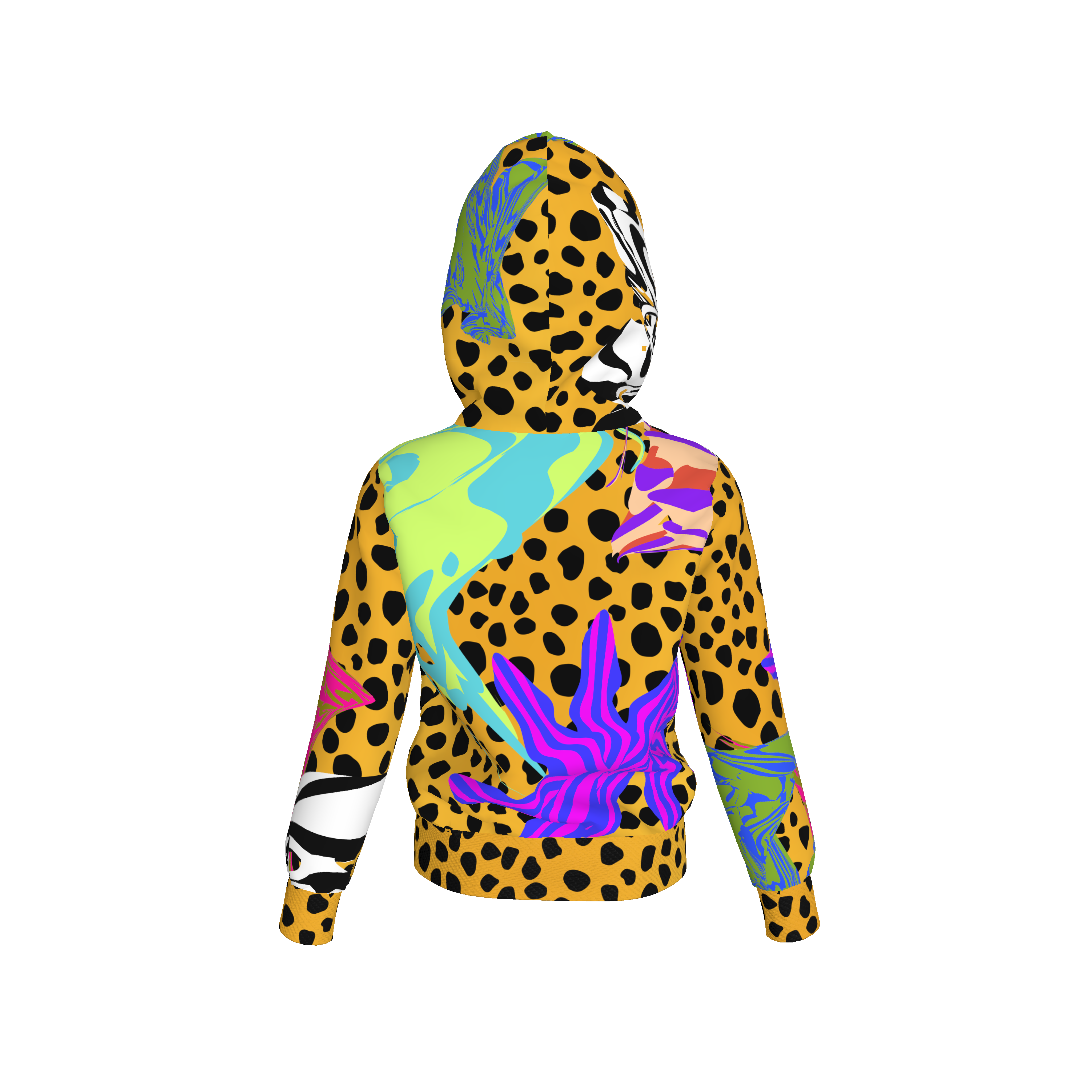 BruceGlen Cheetah Scramble Kid's Hoodie