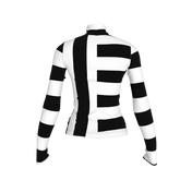 Black and White Ring Pop Stripe Turtleneck