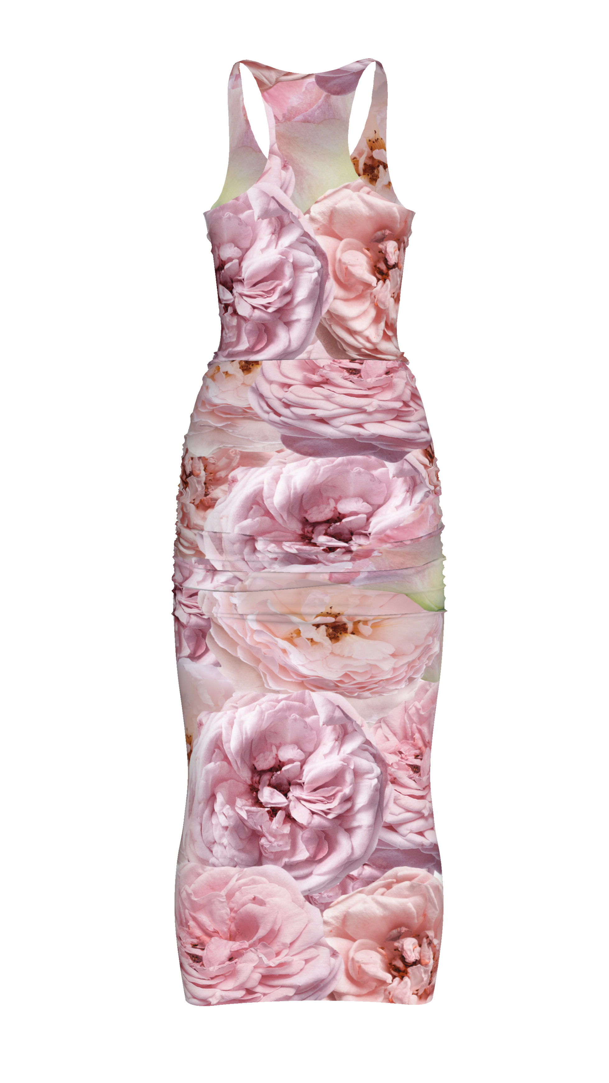 Pink Rose Tank Dress