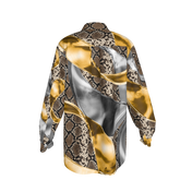 Python Rings Button Up