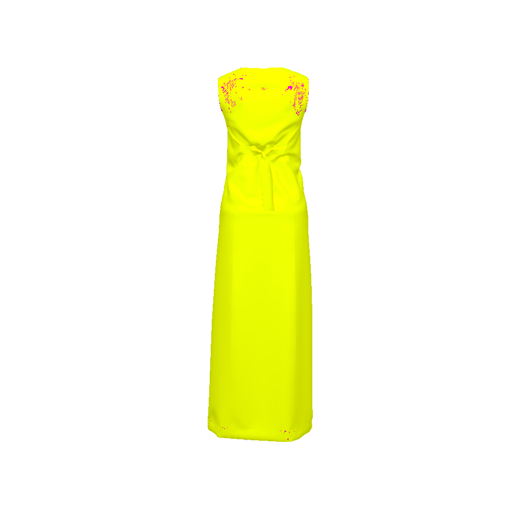 Chartreuse Linen Maxi Vest