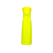 Chartreuse Linen Maxi Vest