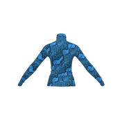 Ocean Python Printed Turtleneck