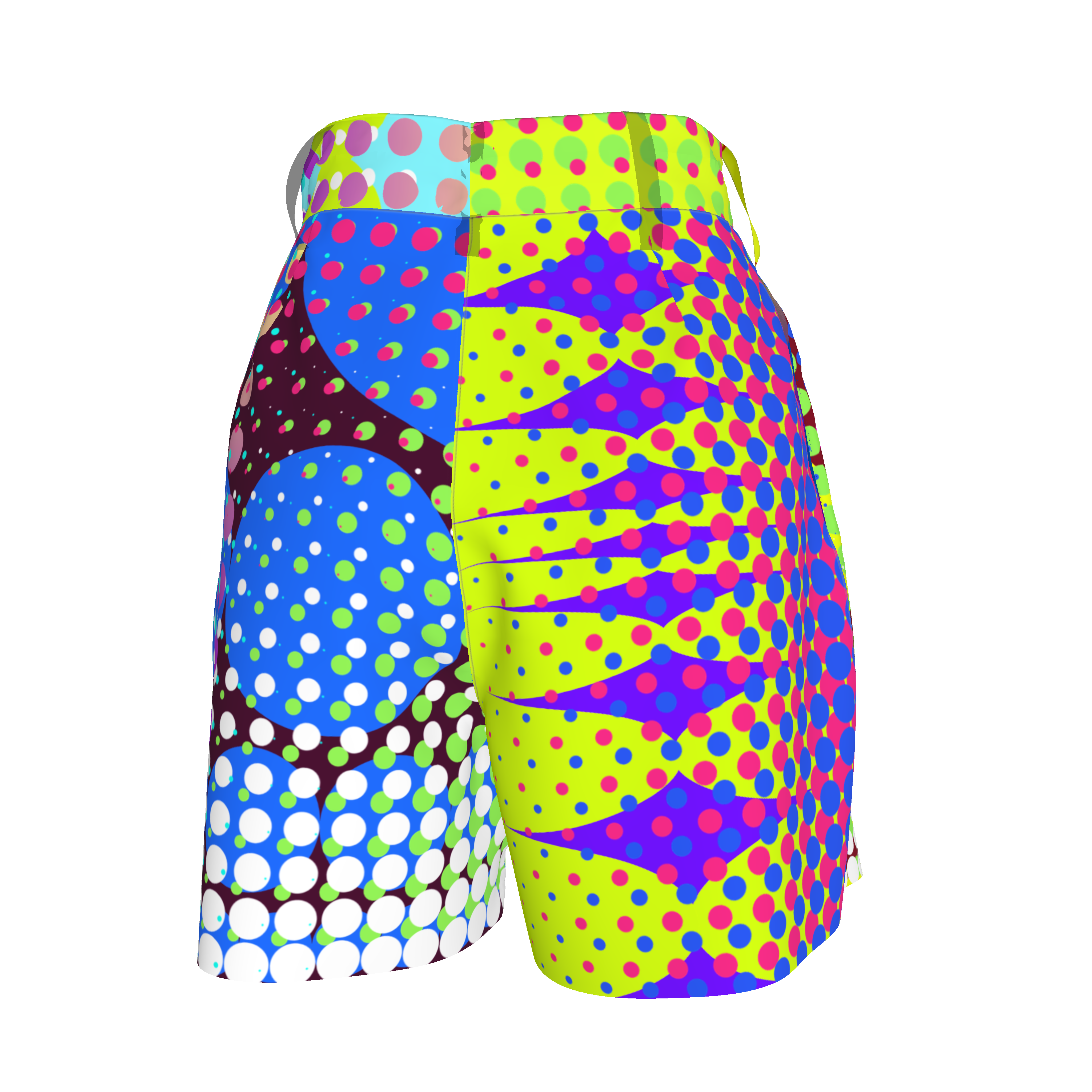 Dot Attack Pleated Shorts