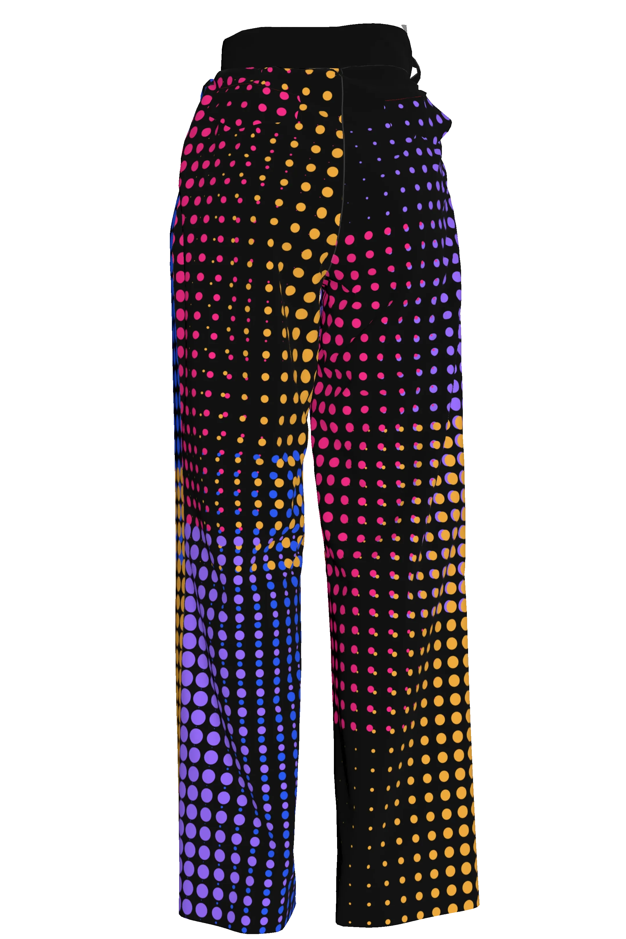 Black Dot Wide Leg Trouser