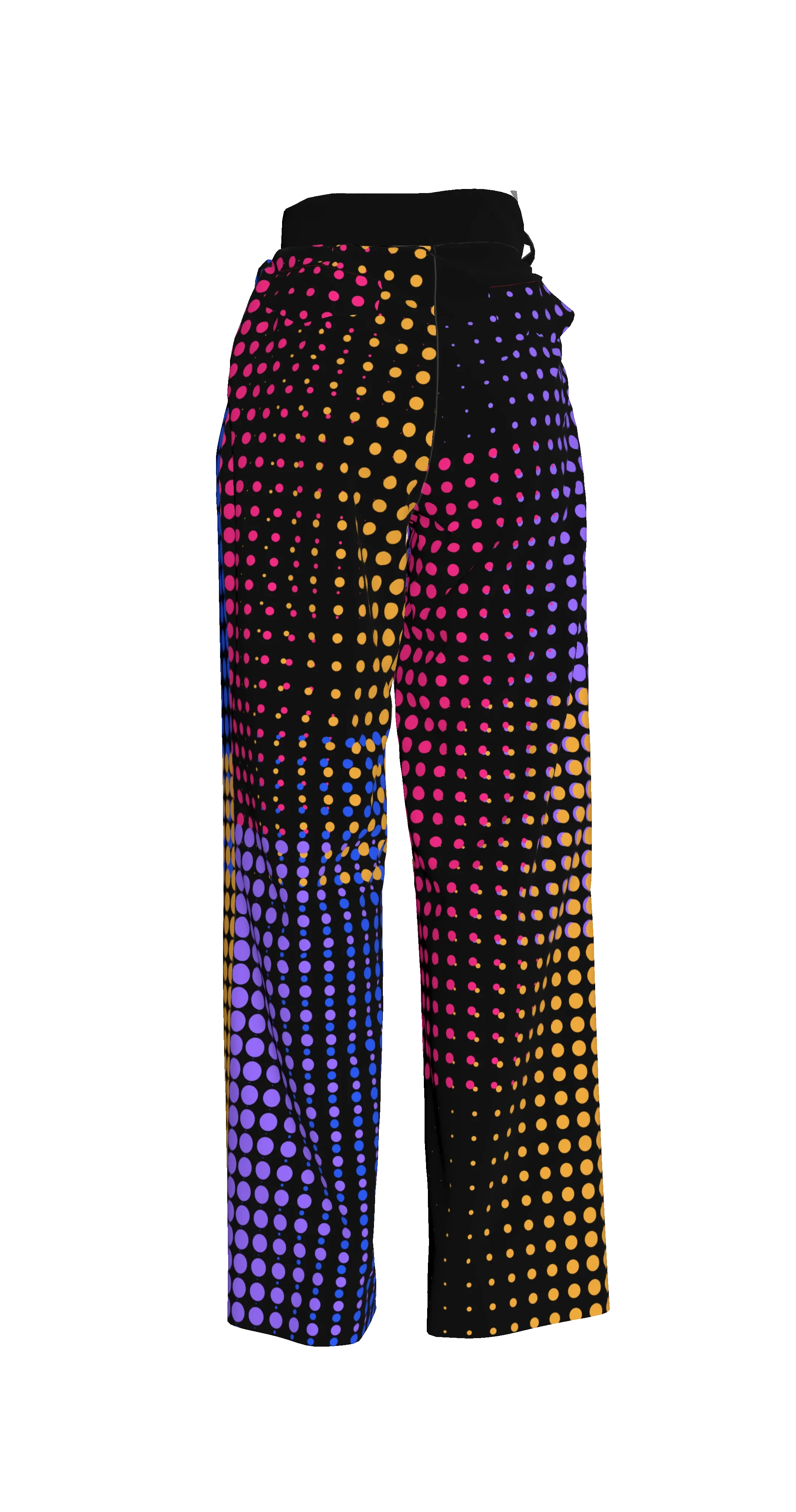 Black Dot Wide Leg Trouser