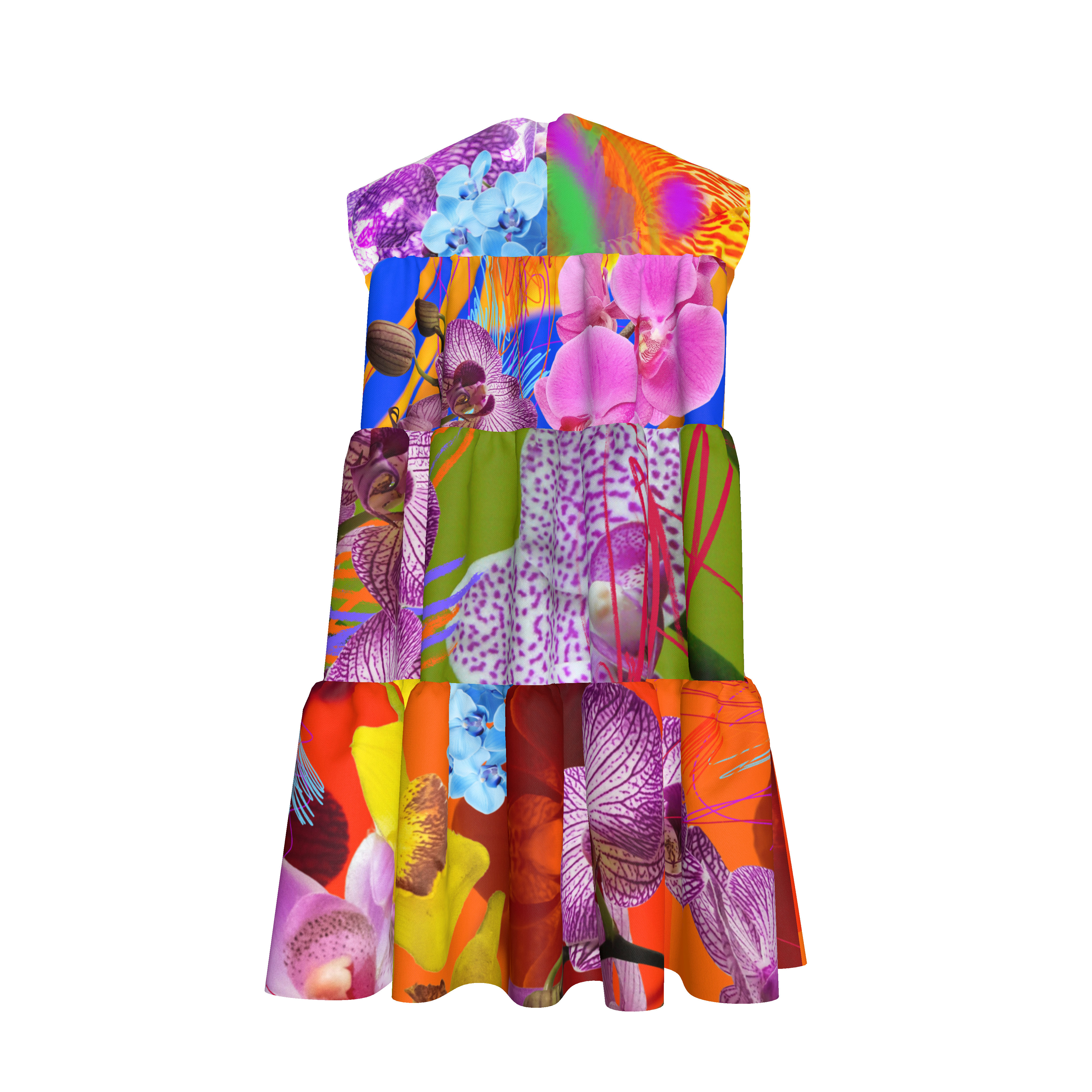 Hue Crew by BruceGlen Party Orchid Kid's Mini Dress