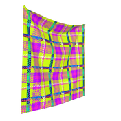 Neon Plaid Scarf