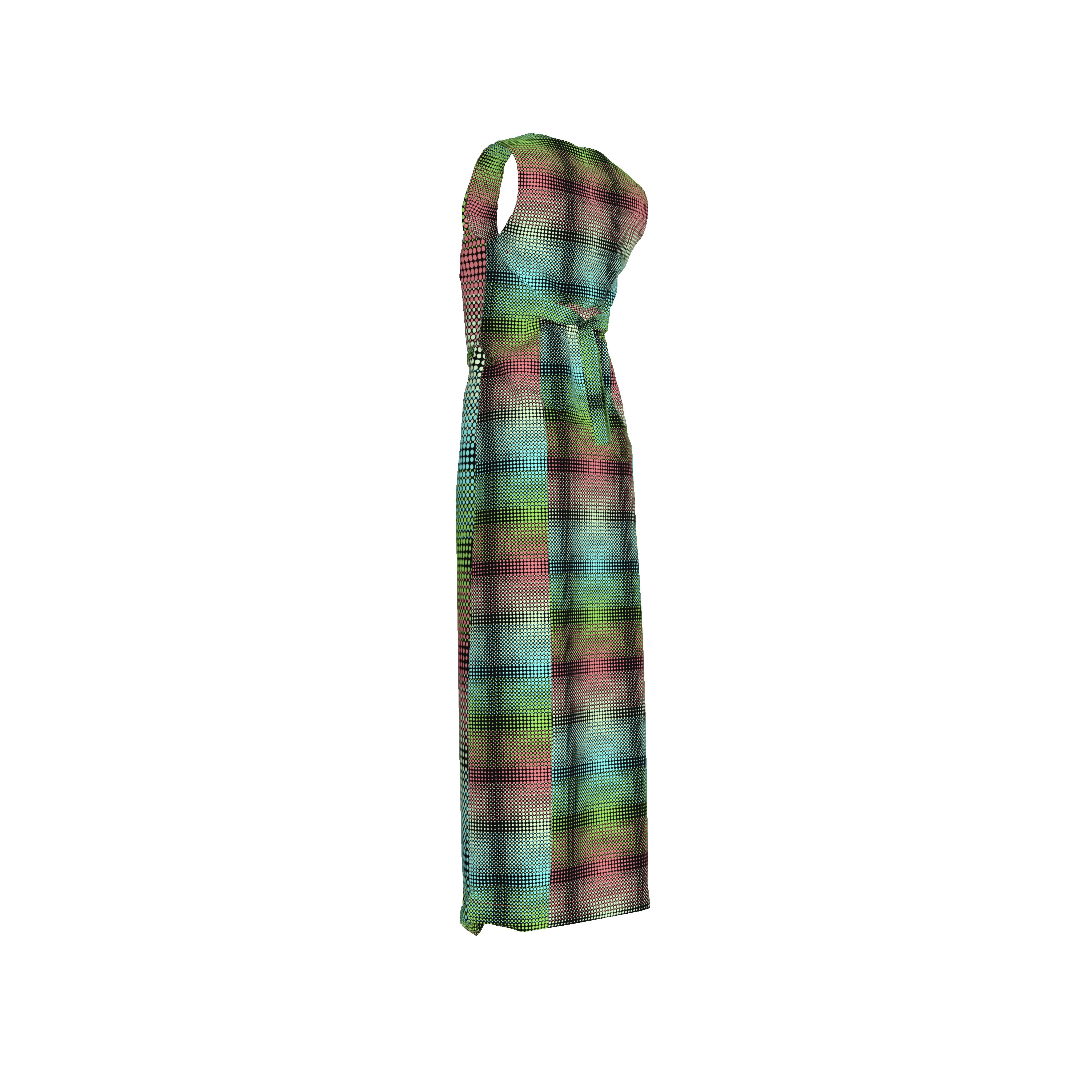 Sea. Glass Dot Gradient Maxi Vest