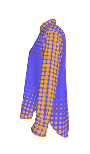 Lilac Gold Dots Button Up Shirt