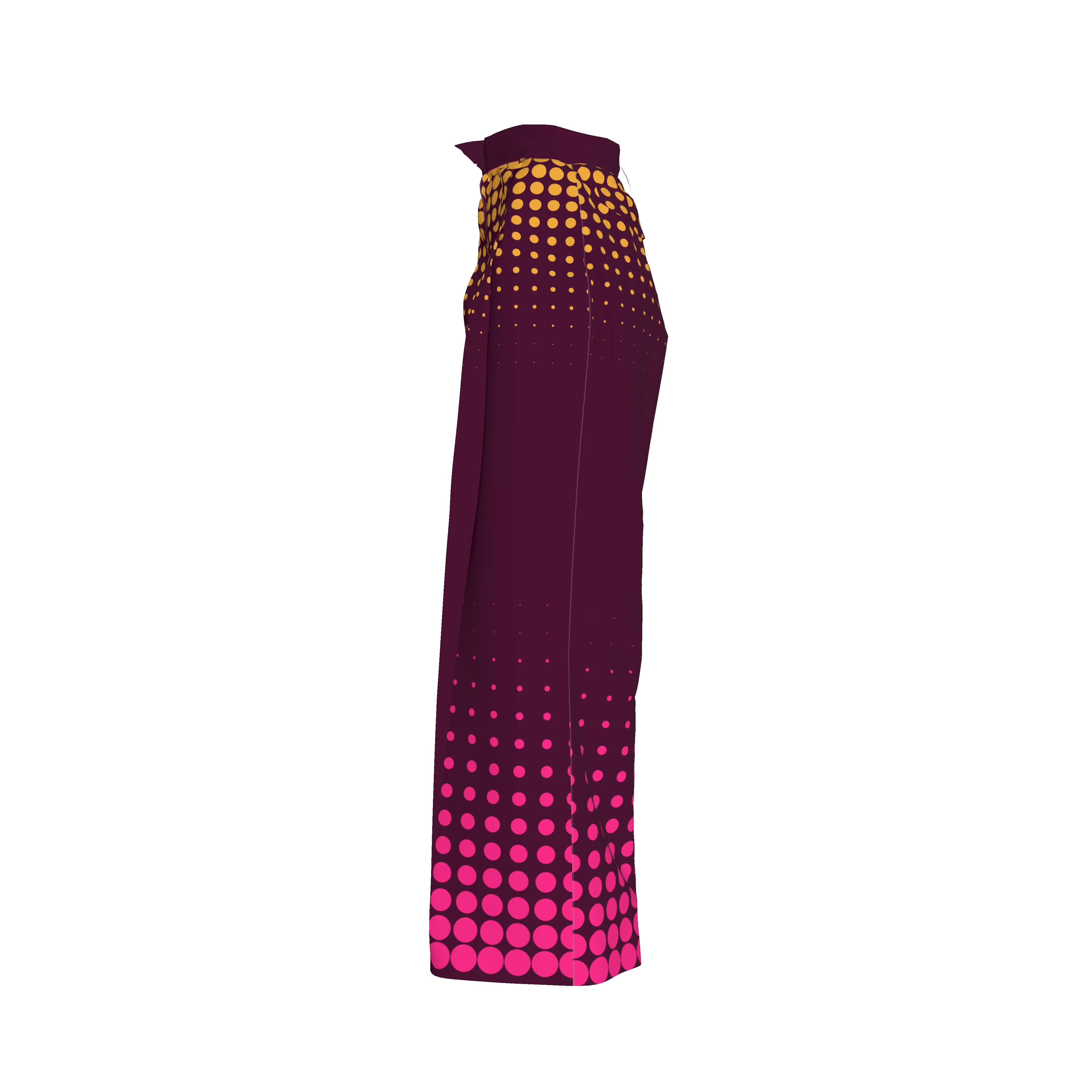 Berry Dot Wide Leg Trouser