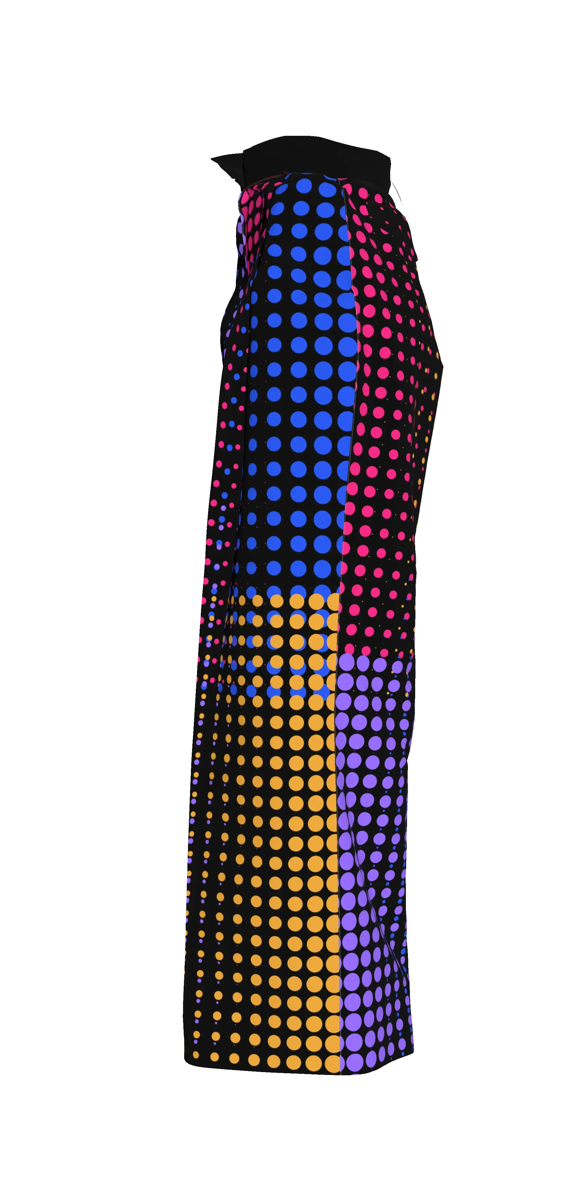 Black Dot Wide Leg Trouser