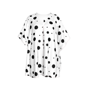 FF x BG White Dot Caftan Blouse