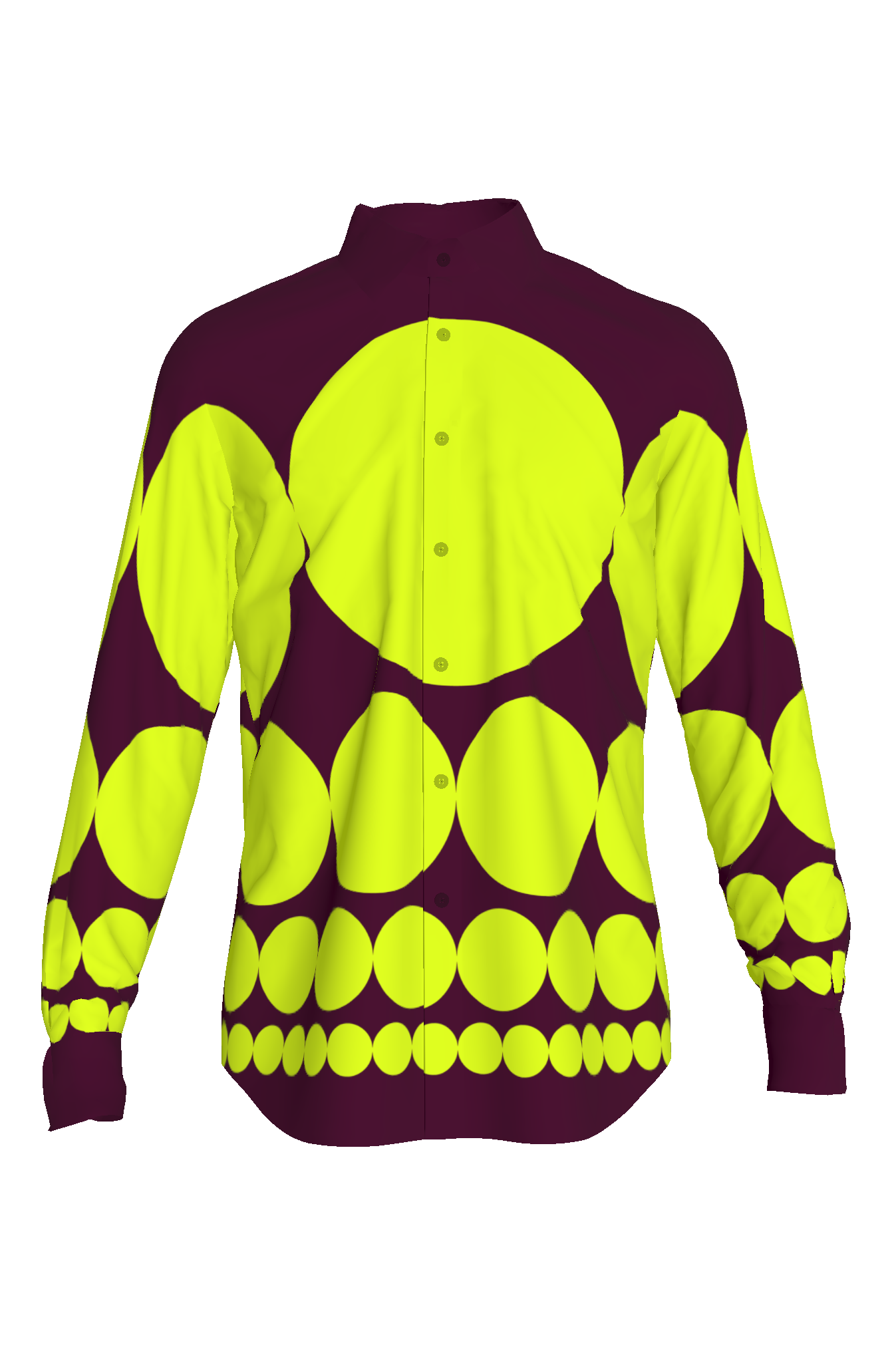 Neon Dot Button up Shirt