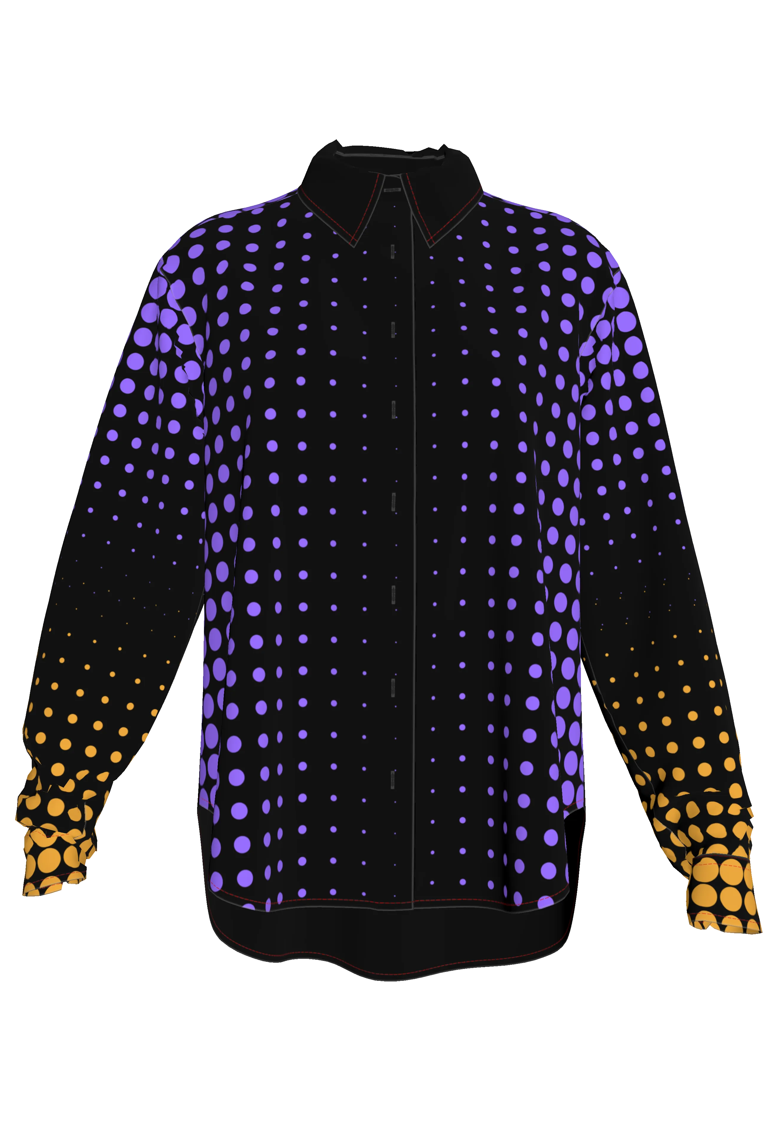 Black Dot Button Up Shirt