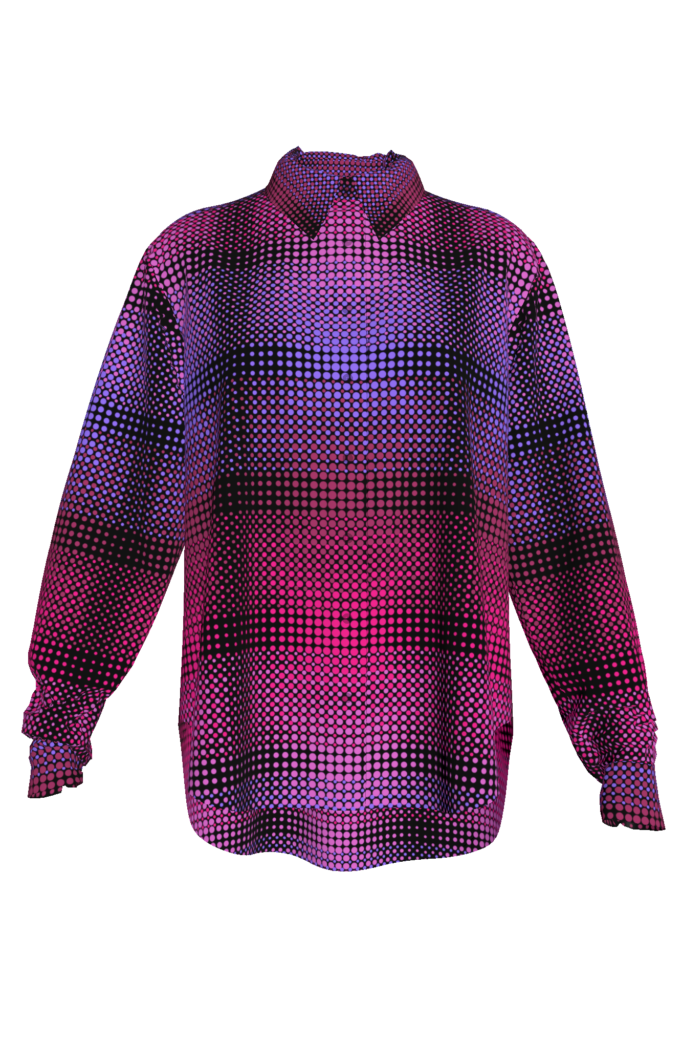 Berry Dot Gradient Shirt