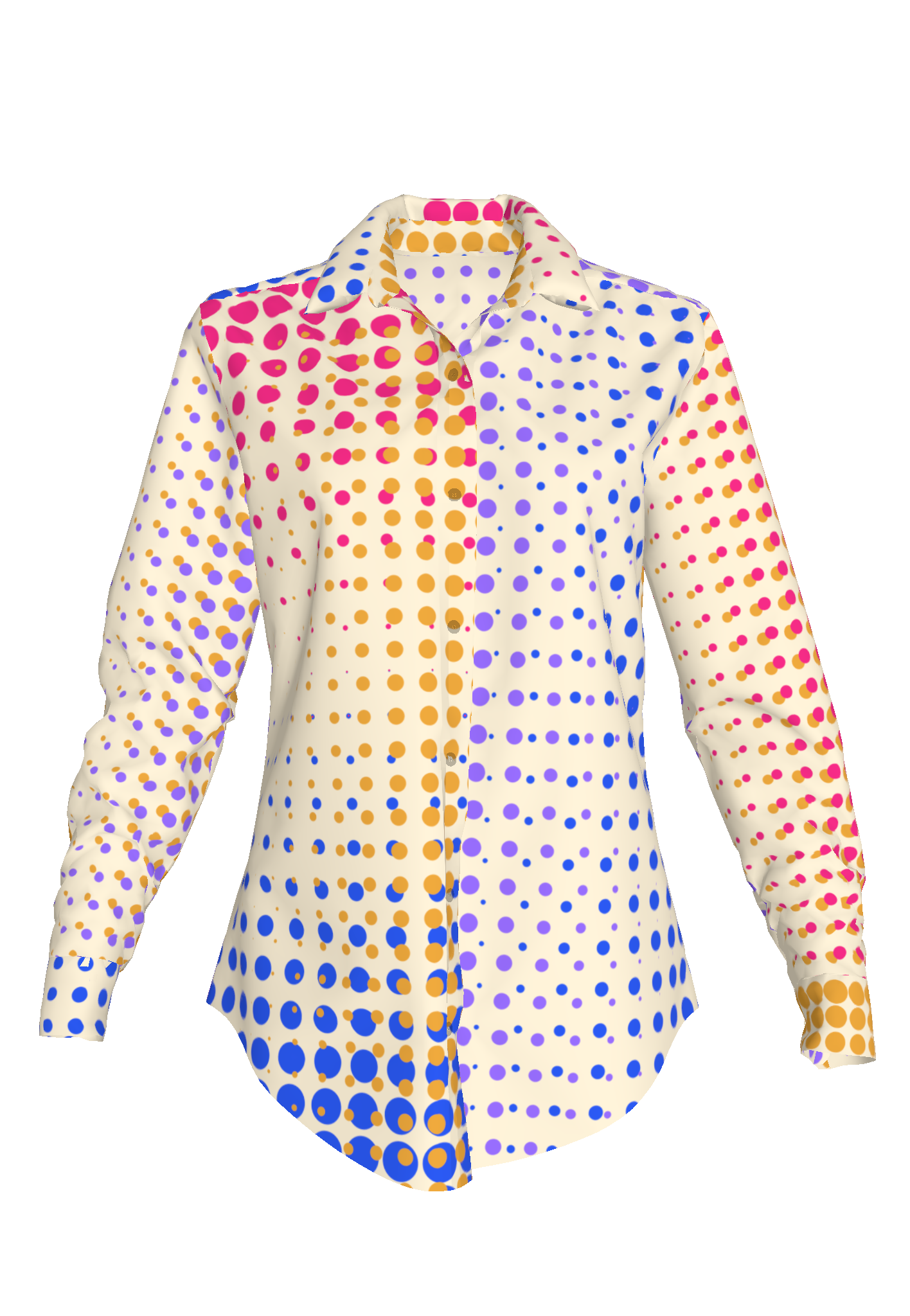 Creme Dots Shirt