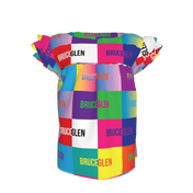 BruceGlen Logo Blocks Kid's Ruffle Sleeve Top