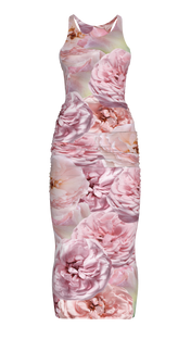 Pink Rose Tank Dress