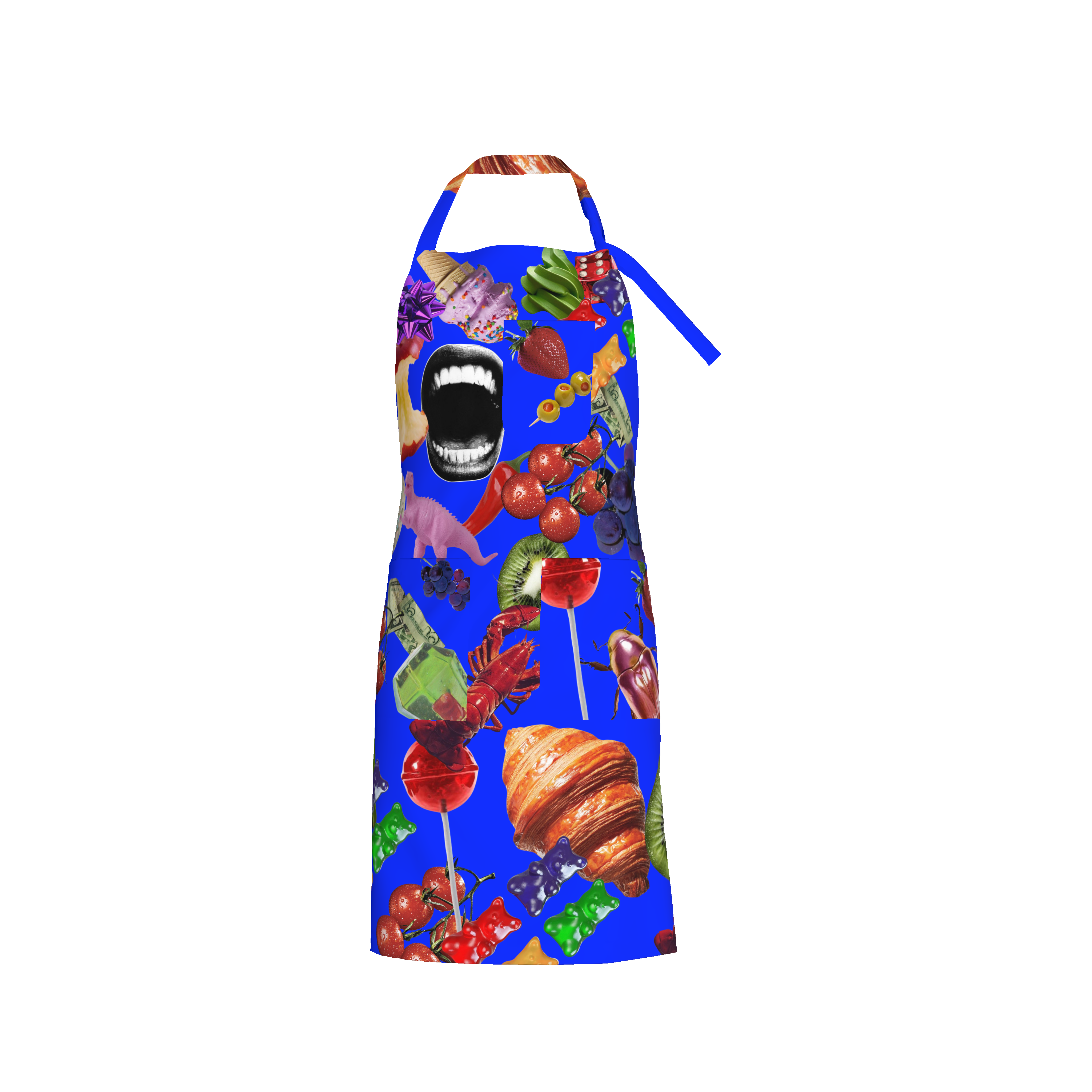 Blue Print Apron