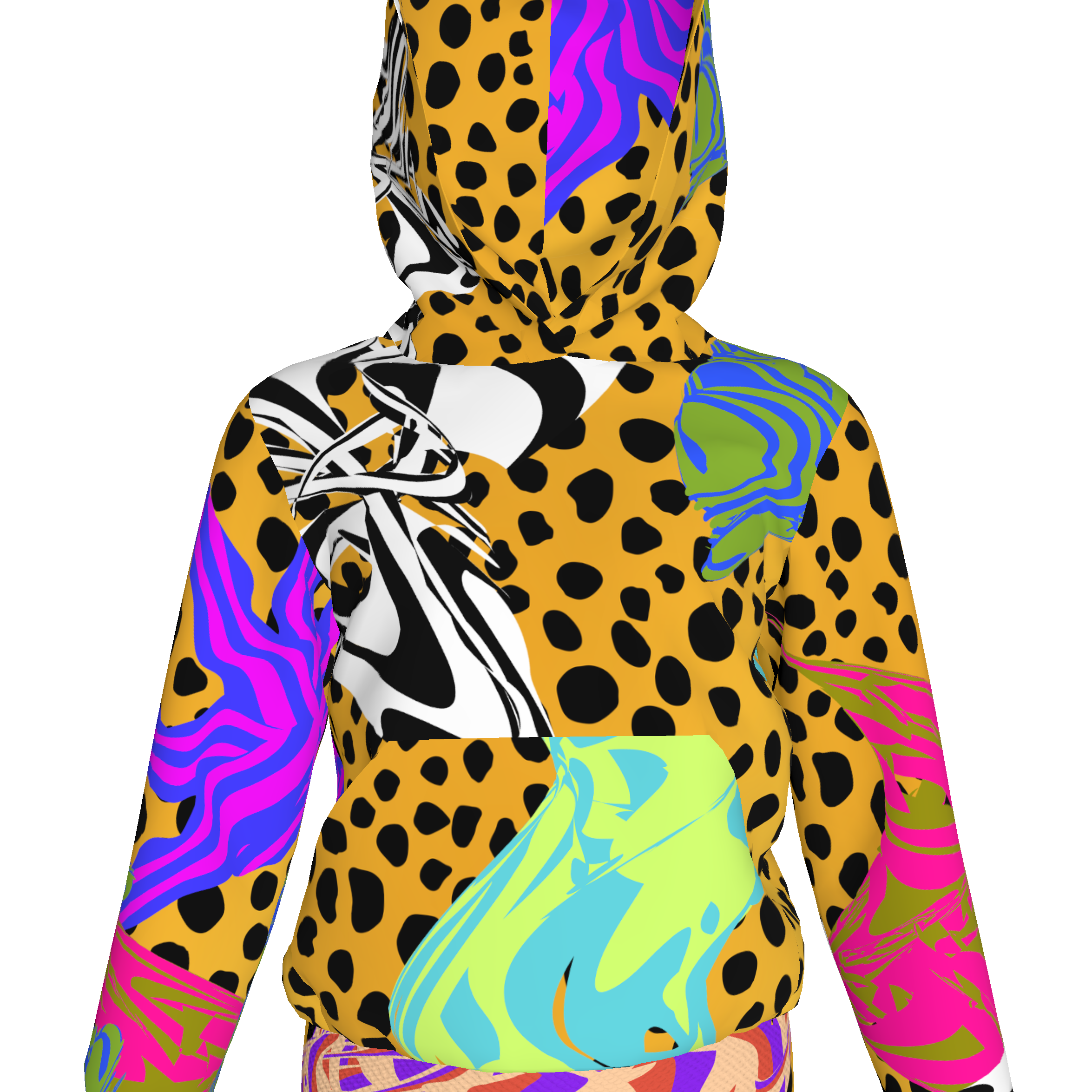 BruceGlen Cheetah Scramble Kid's Hoodie