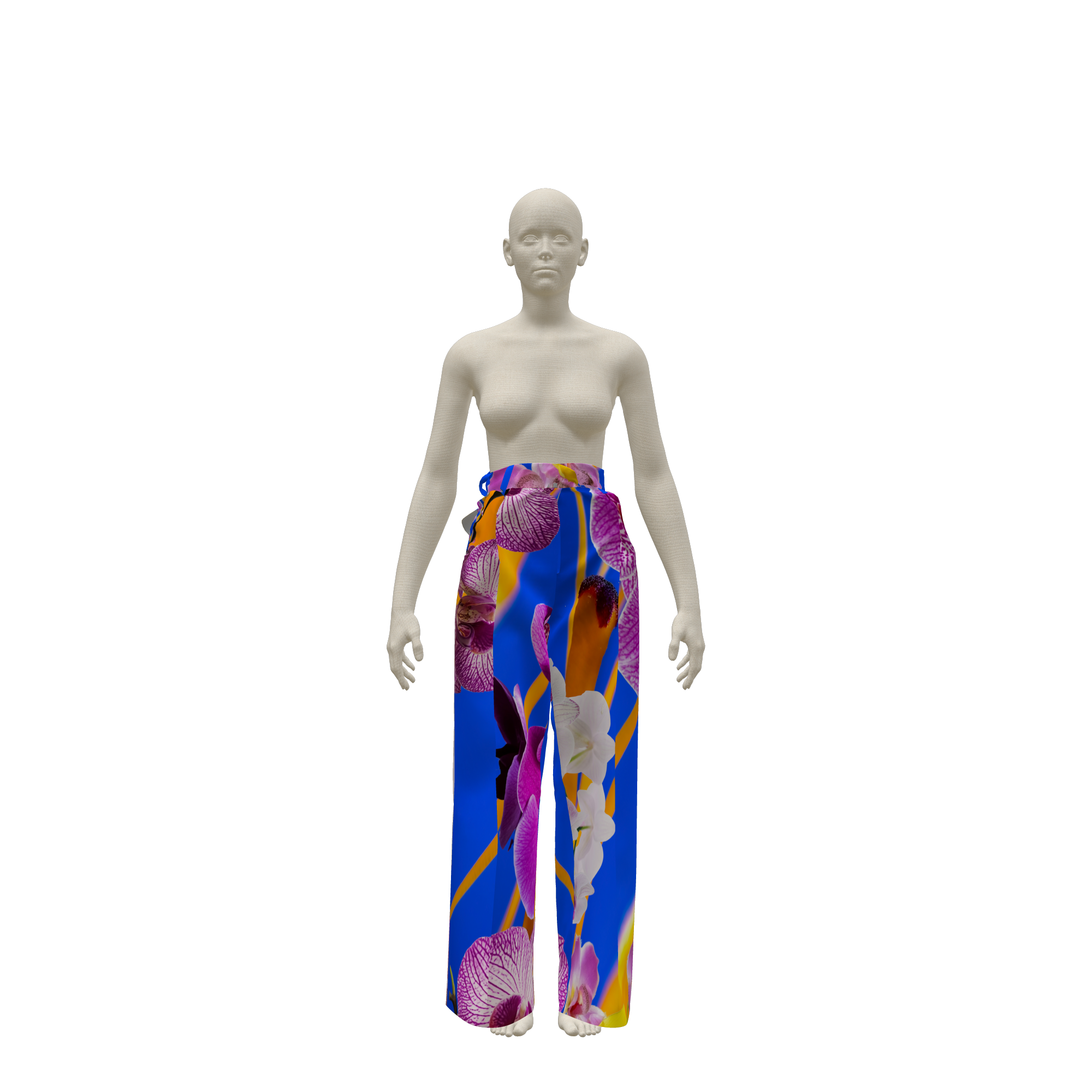 Blue Orchid Wide Leg Trousers