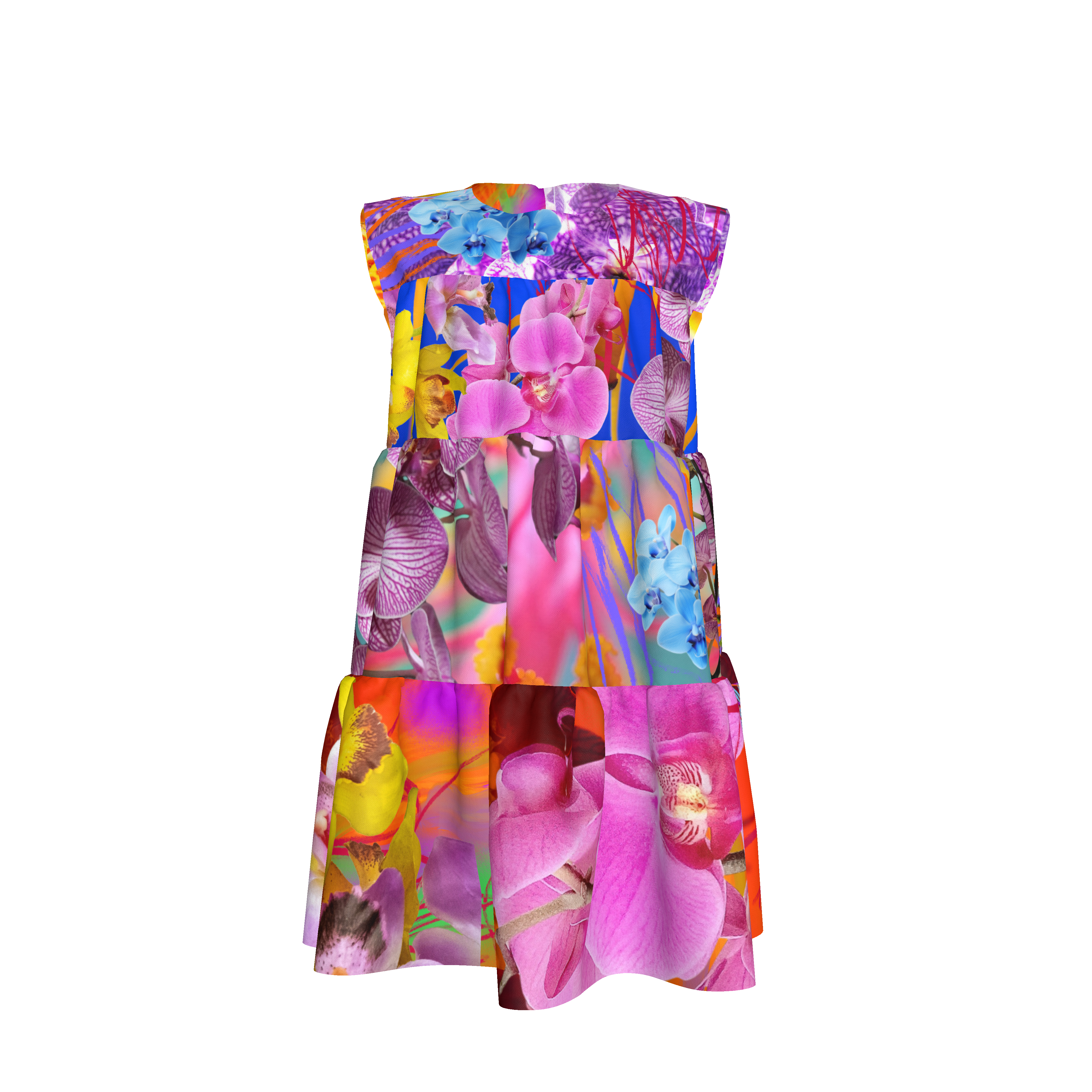 Hue Crew by BruceGlen Party Orchid Kid's Mini Dress