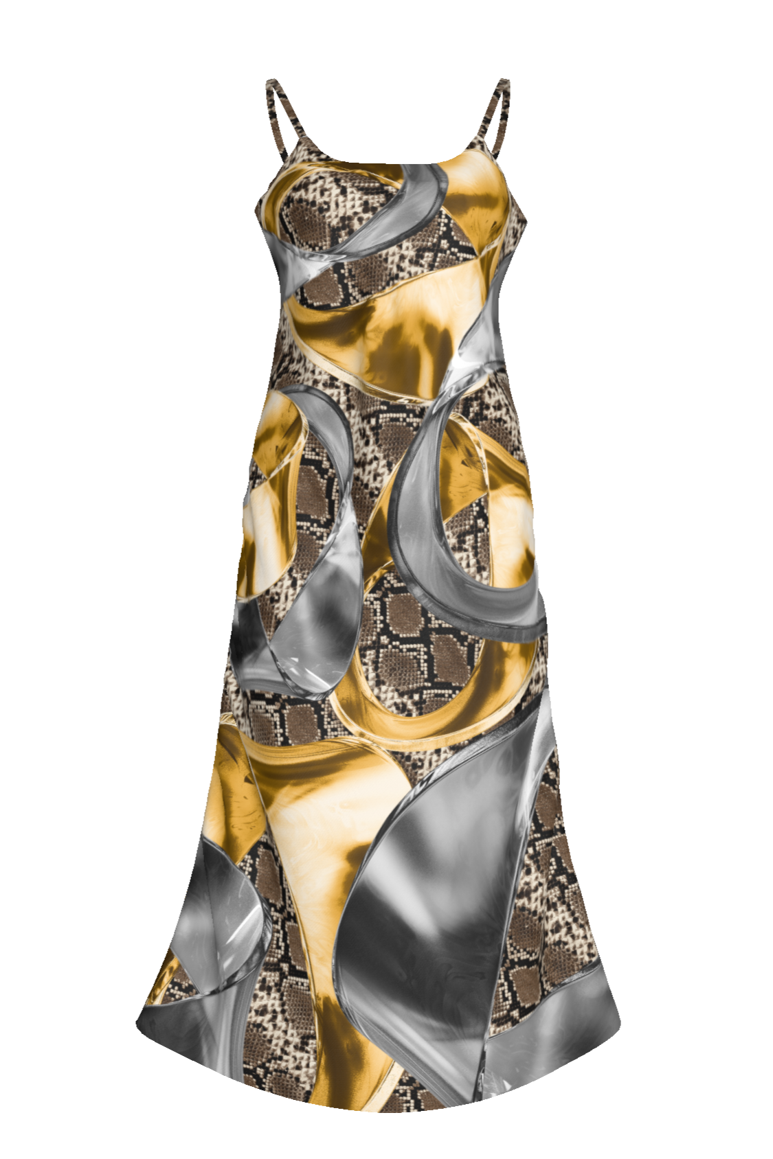 Python Rings Slip Dress