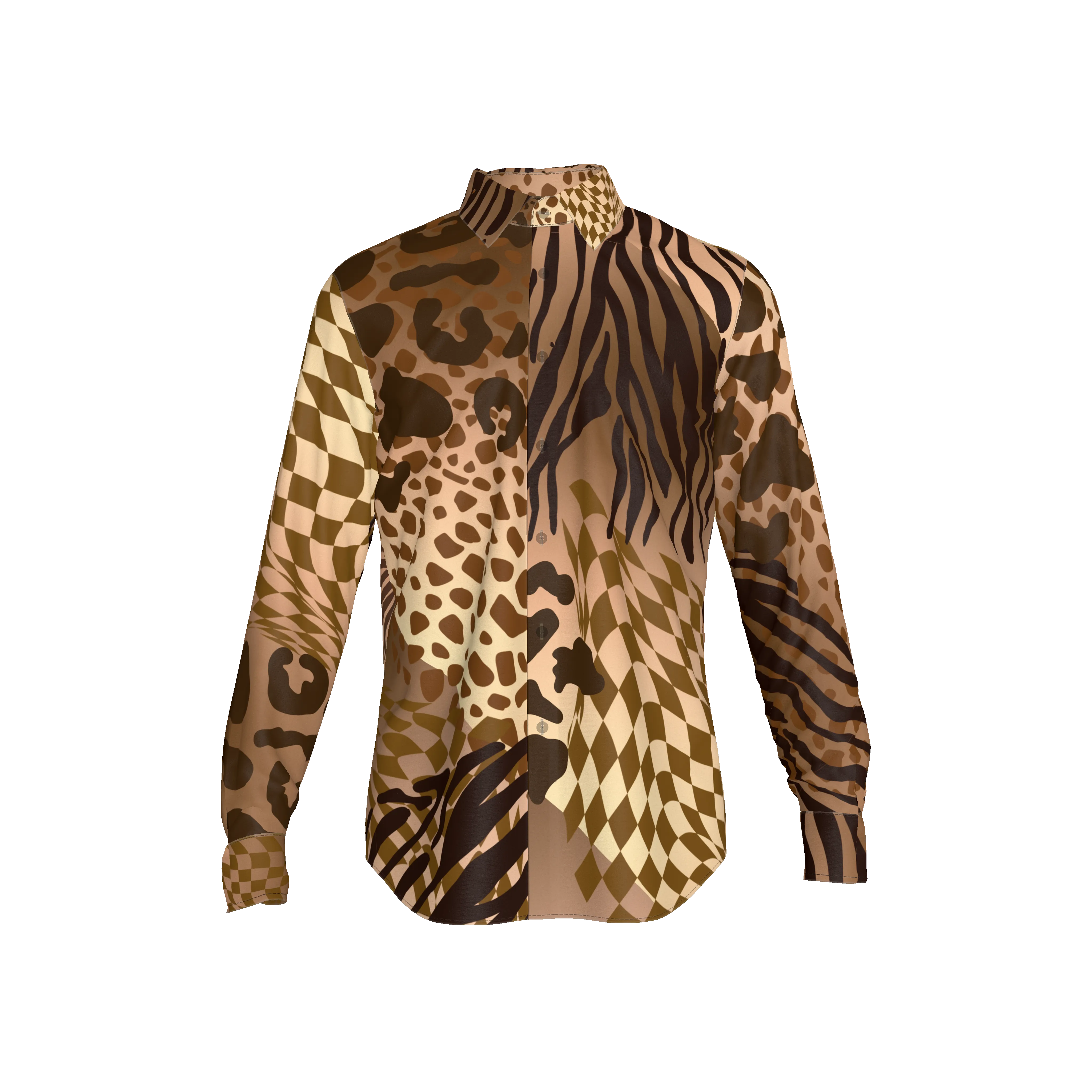 Wild Animal Button Up