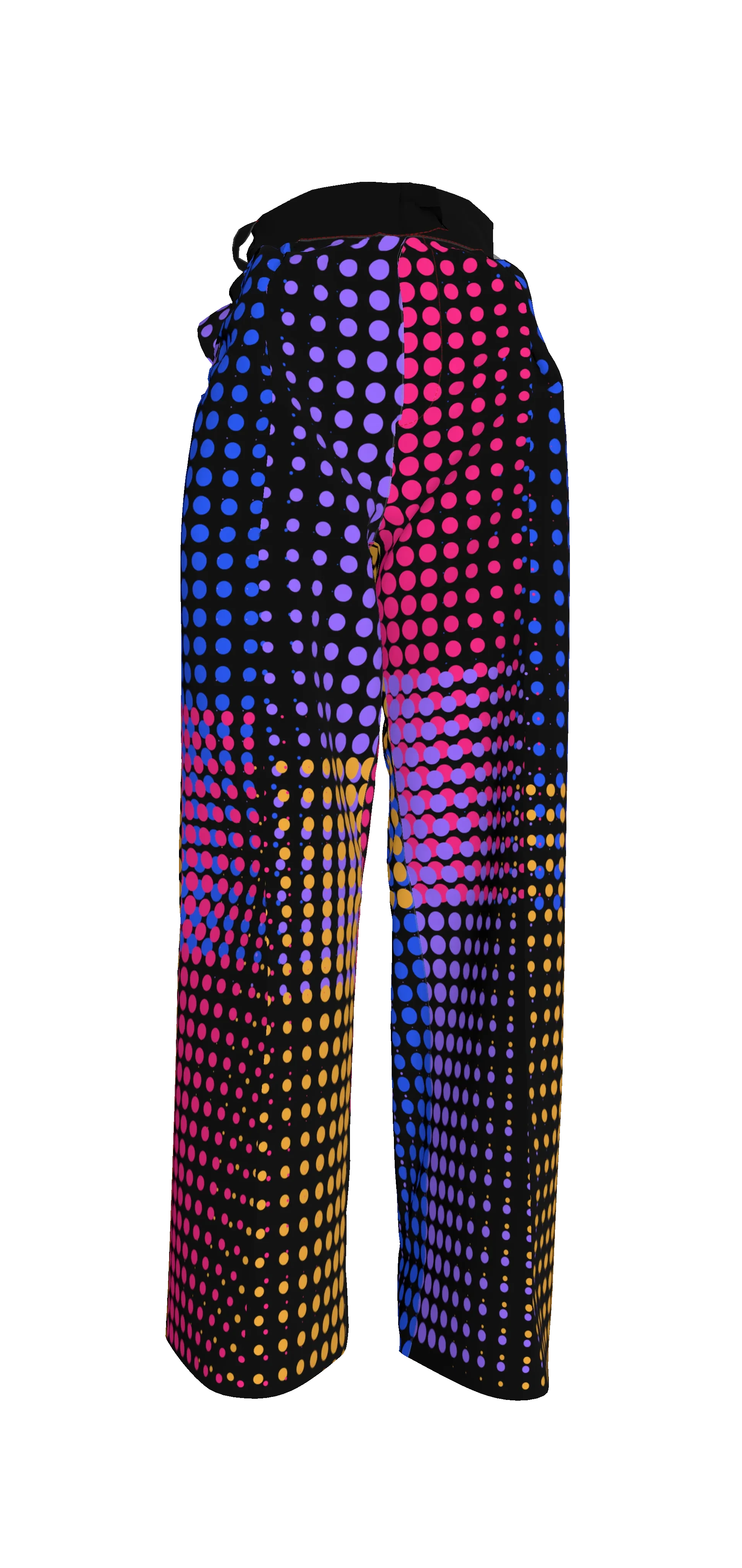 Black Dot Wide Leg Trouser