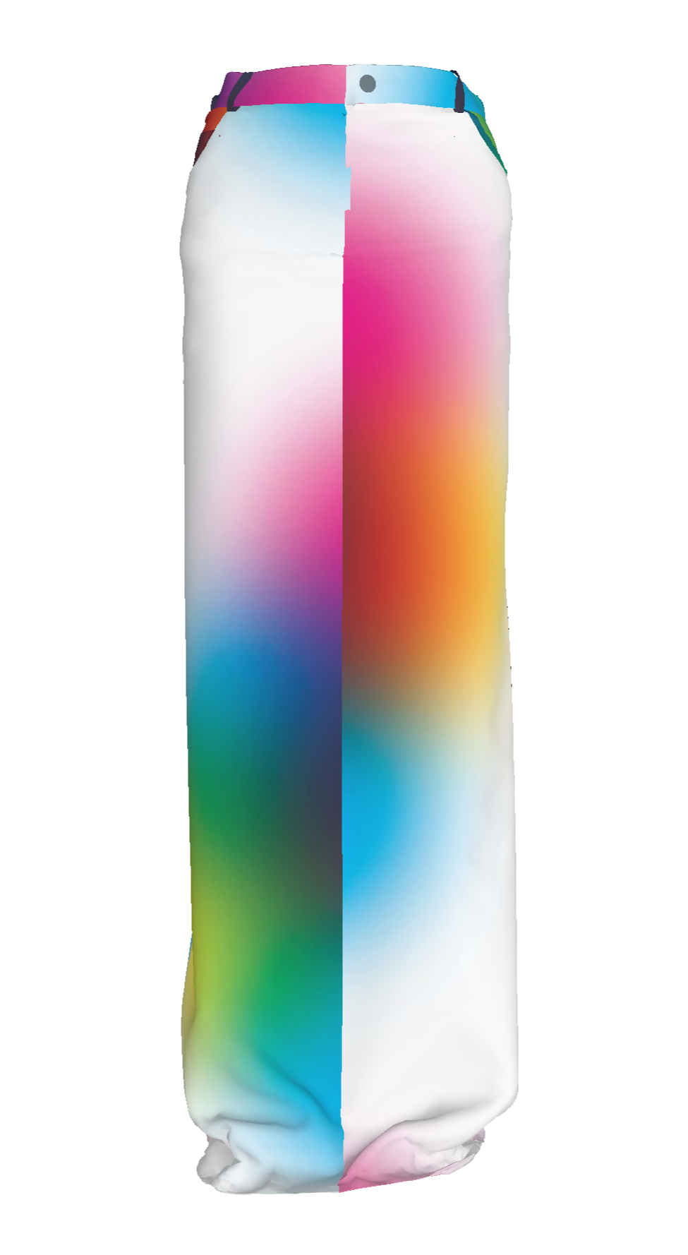 Color Code Denim Maxi Skirt