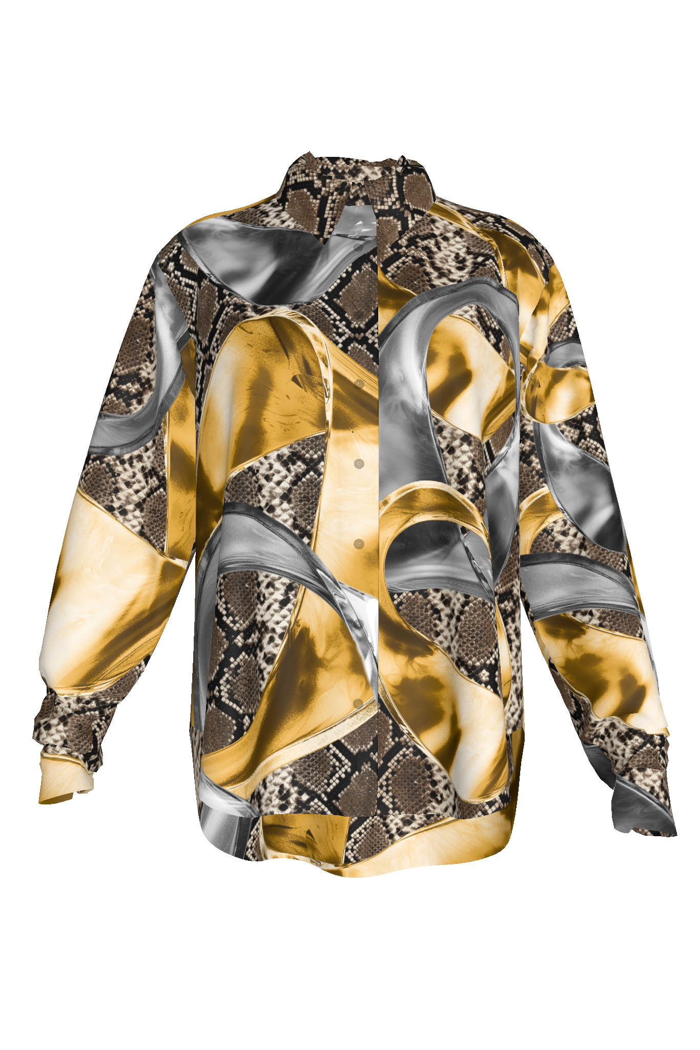 Python Rings Button Up