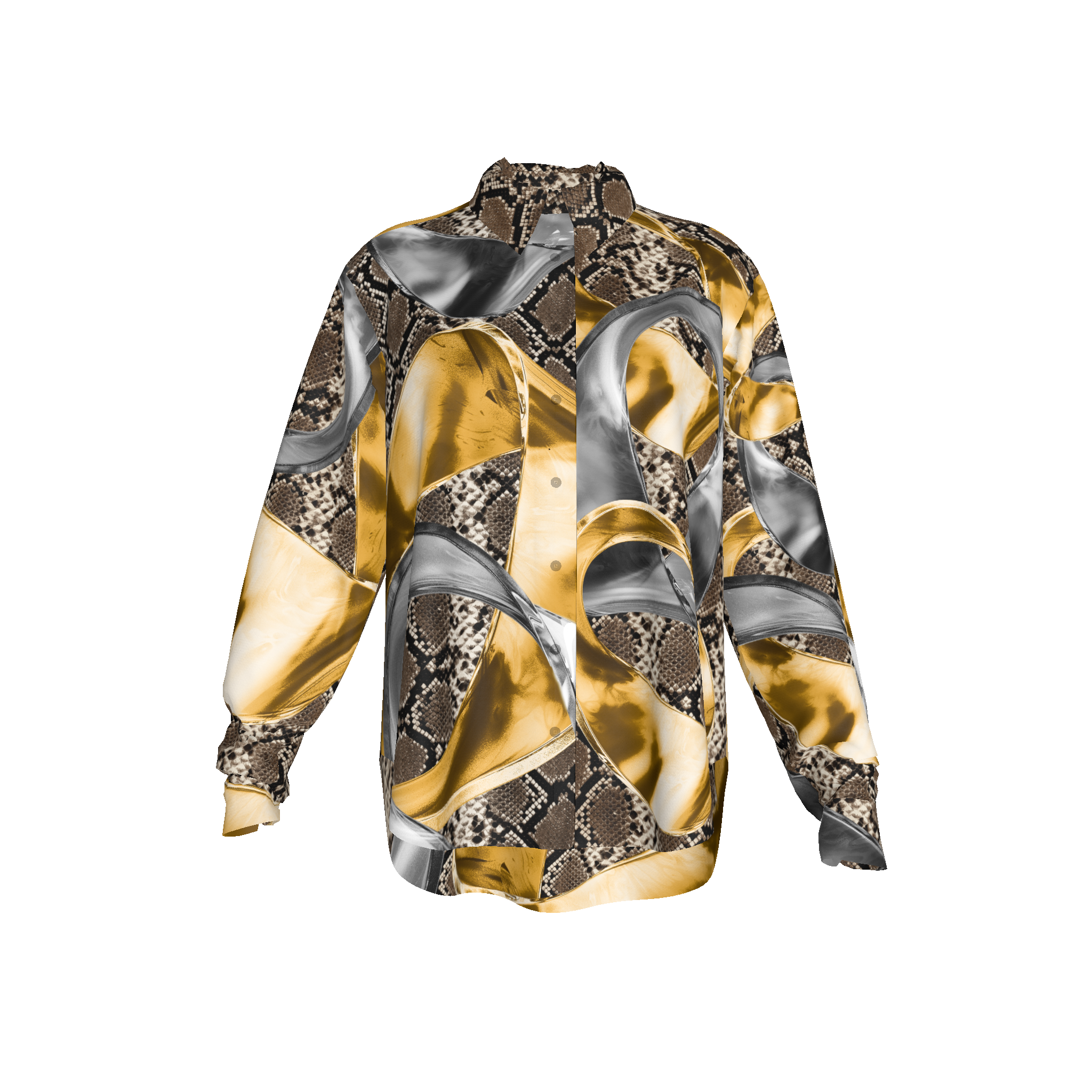 Python Rings Button Up