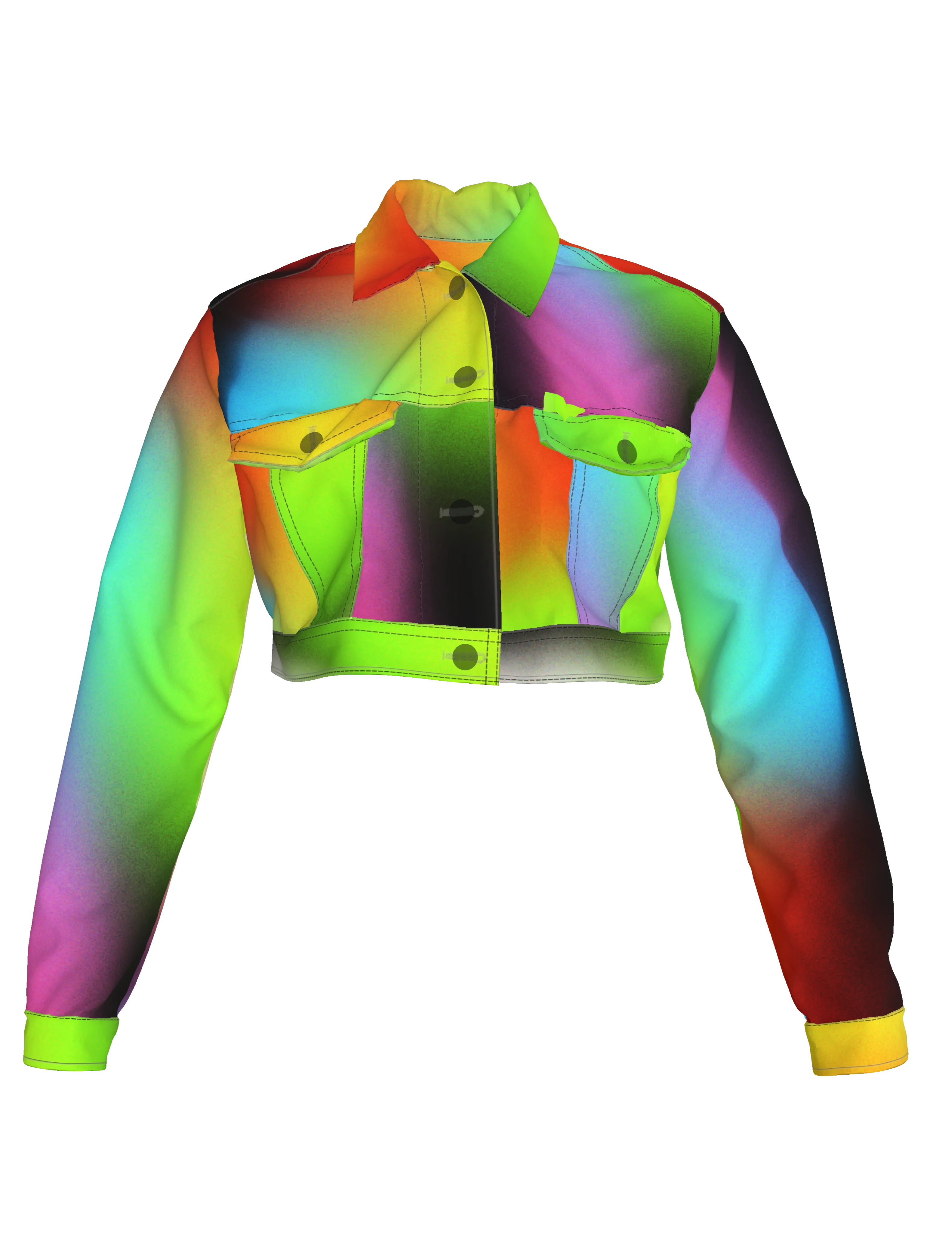 Slow Burn Cropped Denim Jacket