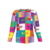 BruceGlen Logo Blocks Kid's Long Sleeve Tee