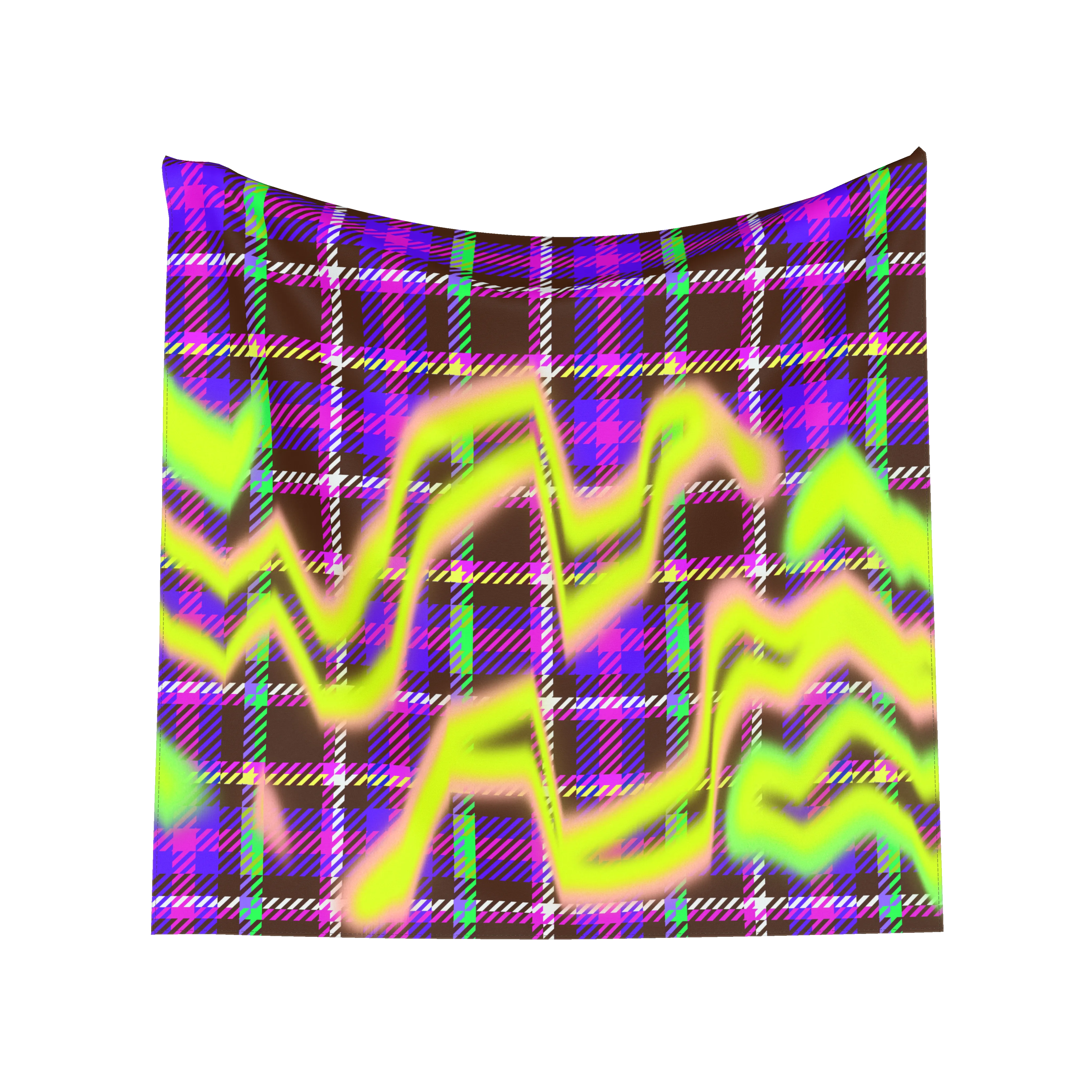 Chocolate Plaid Scarf