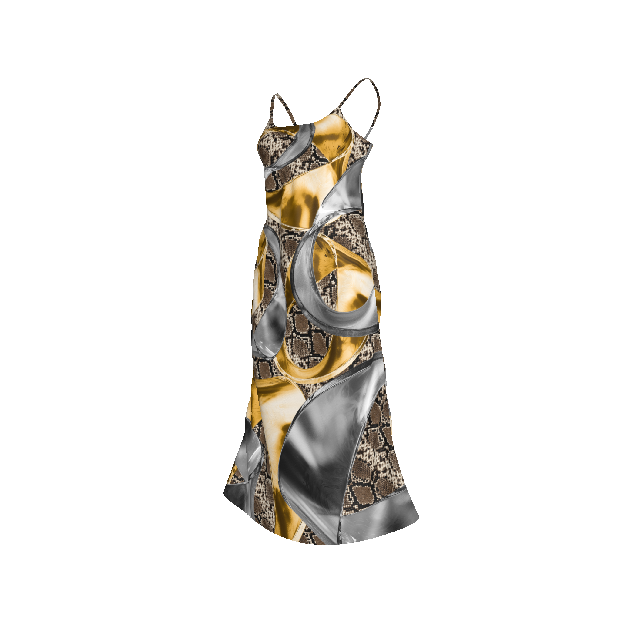 Python Rings Slip Dress