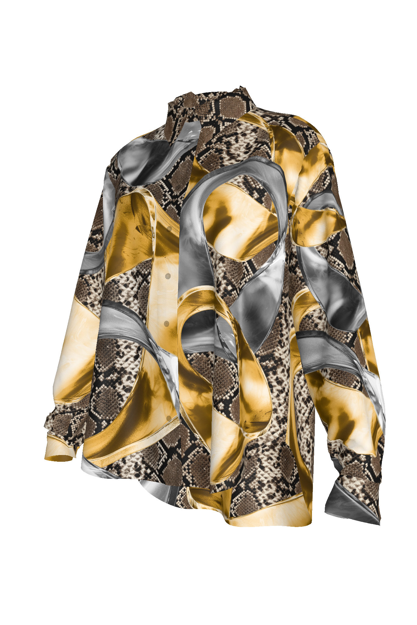 Python Rings Button Up