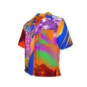 Party Orchid Cropped Camp Shirt