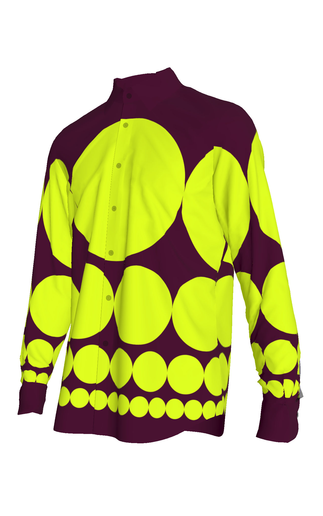 Neon Dot Button up Shirt