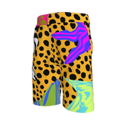 BruceGlen Cheetah Scramble French Terry Shorts