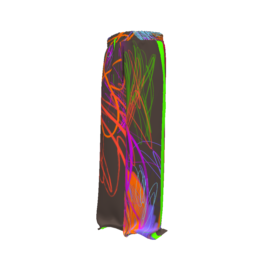 Scribble Chocolate Drawstring Pants
