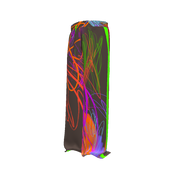 Scribble Chocolate Drawstring Pants